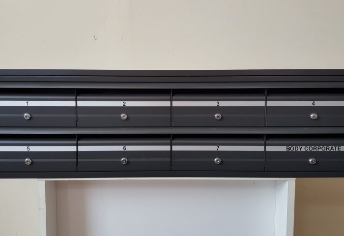 Body corporate letterbox bank